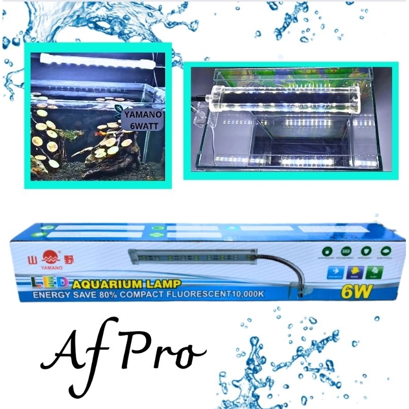 YAMANO 6 WATT Lampu Led Jepit Aquarium Aquascape