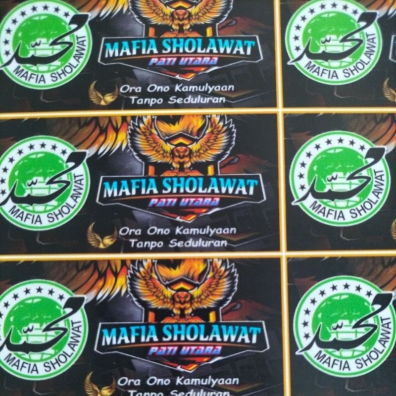 

Stiker Mafia Sholawat Pati Utara Bahan Vynil isi 19