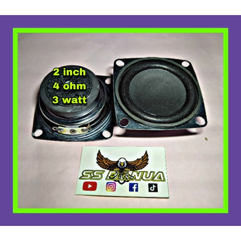 speaker 2 inch 3watt 4ohm