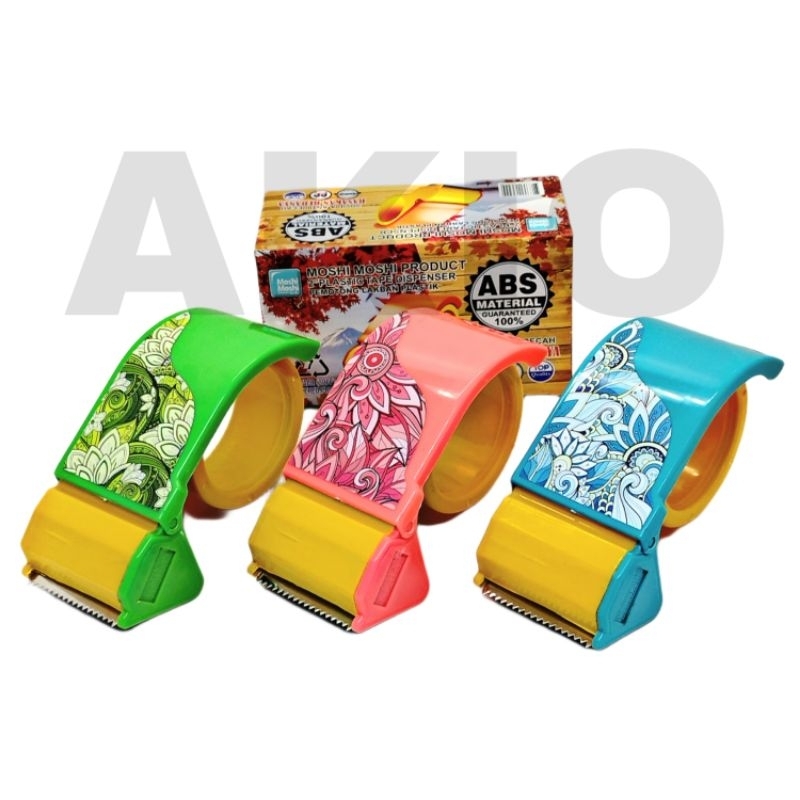 

Pemotong Lakban Besar Jumbo MOSHI MOSHI 805 Bening Jumbo Tempat Packing Tape Dispenser