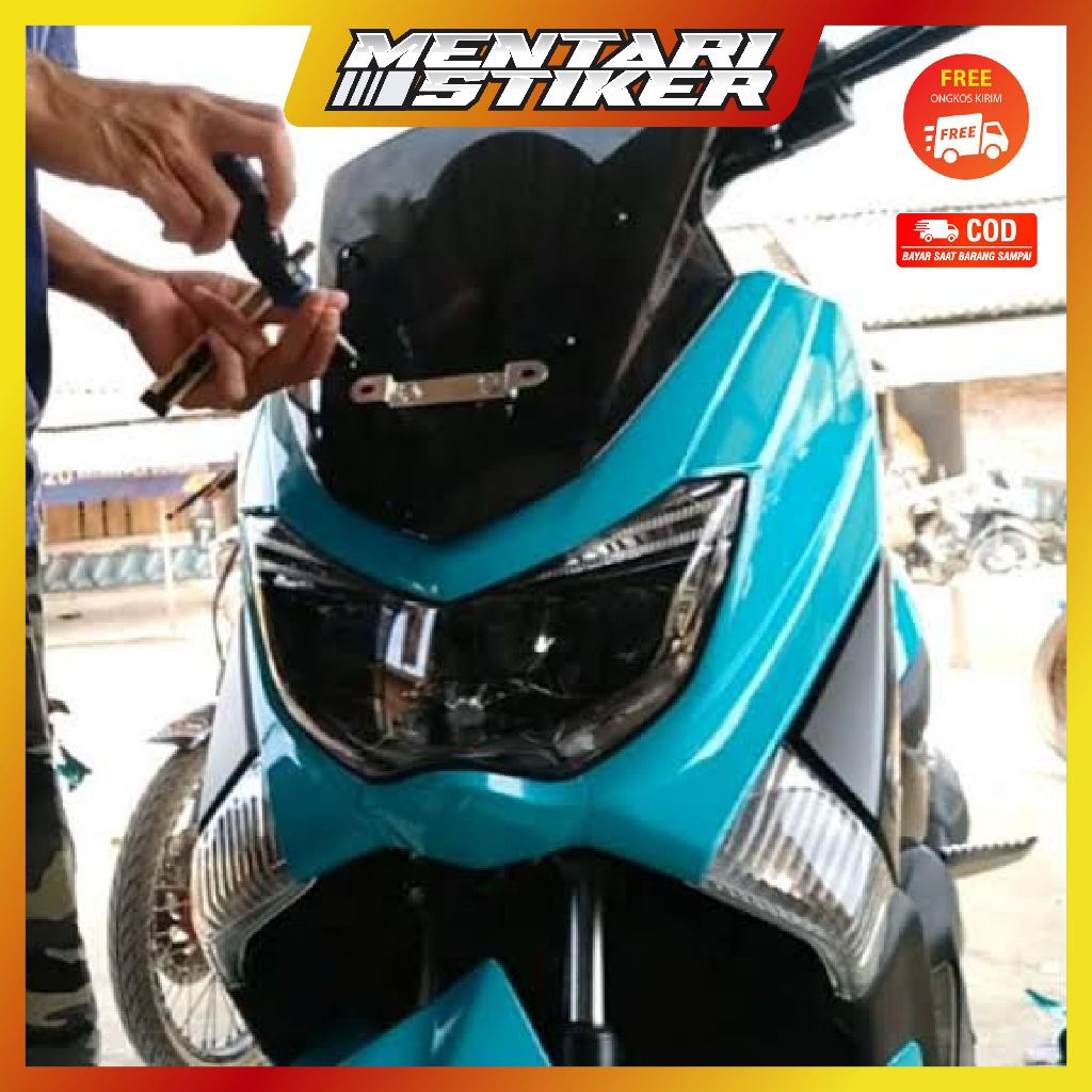 Sekotlet warna biru tosca Glosy stiker skotlet motor biru tosca dof Sekotlet Motor warna biru doff/G