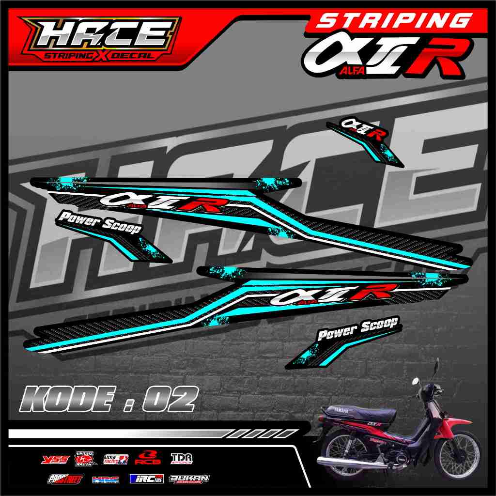 STICKER STRIPING YAMAHA ALFA - STRIPING YAMAHA ALFA PREMIUM 02