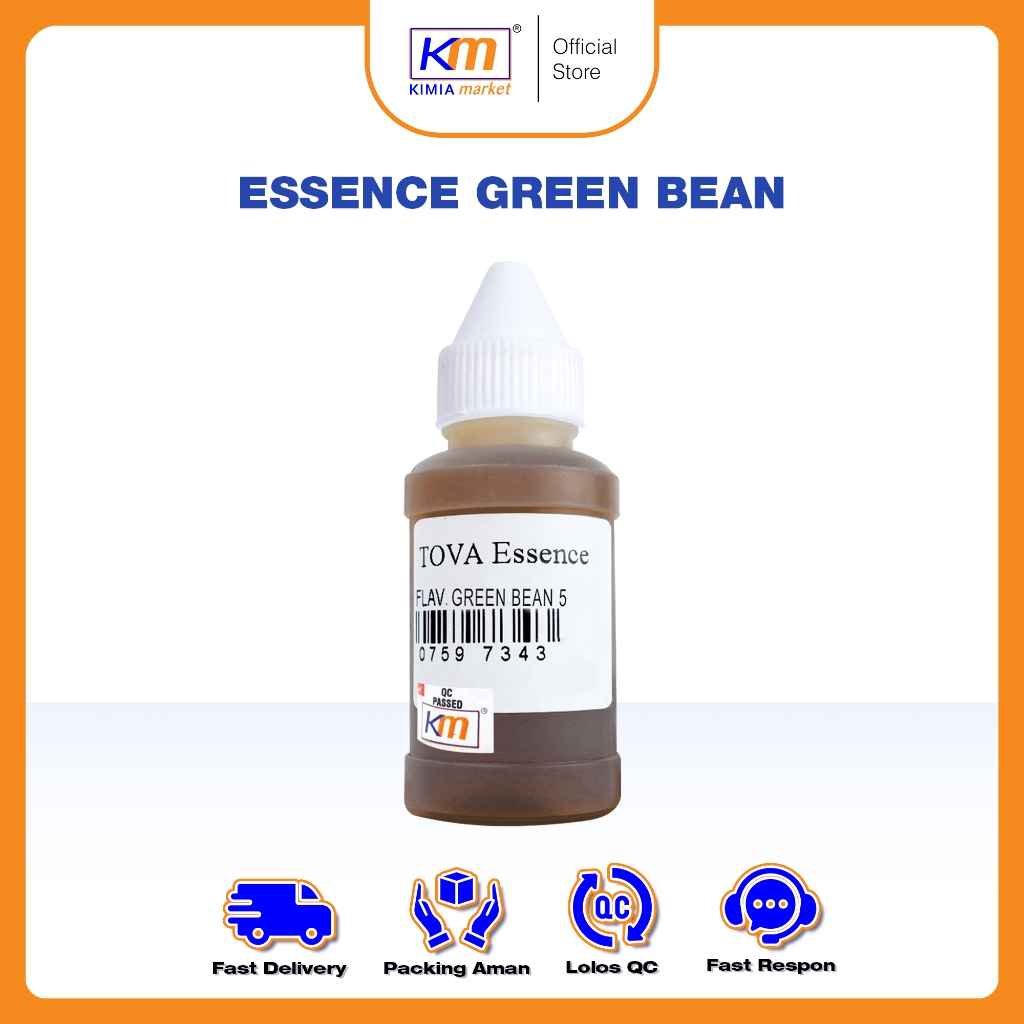 

Essence makanan / minuman Flavor Tova Green Bean / Kacang Hijau