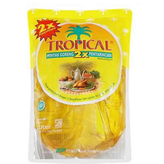

TROPICAL 2X PENYARINGAN REFILL 2 LITER - MINYAK GORENG