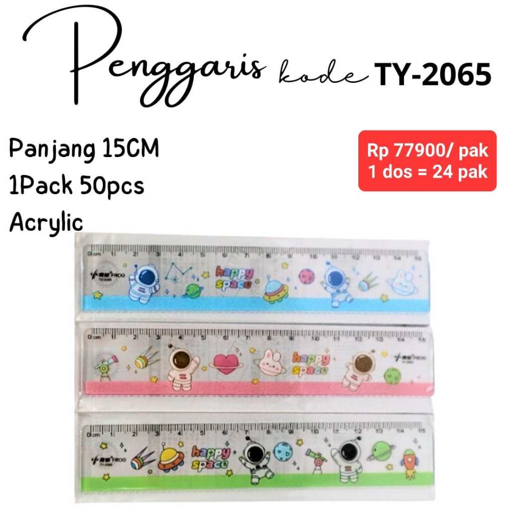 

Penggaris Plastik kecil 15 / 20 CM