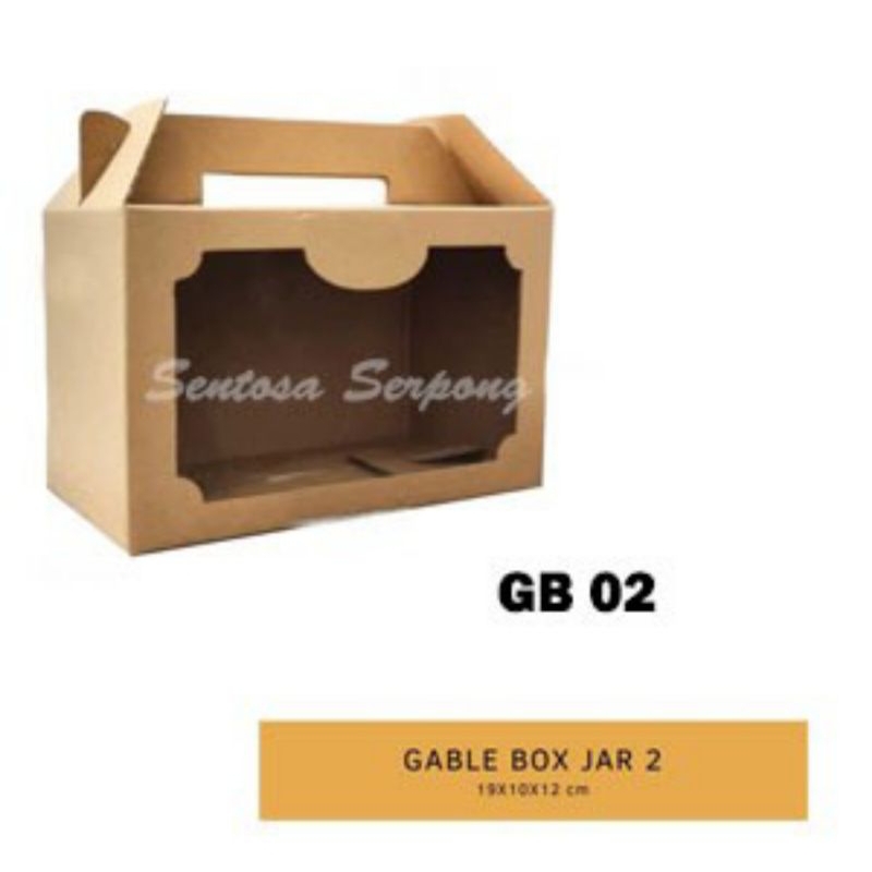

Gable Box Mika 19x10x12 cm GB 02 pk5/ctn10