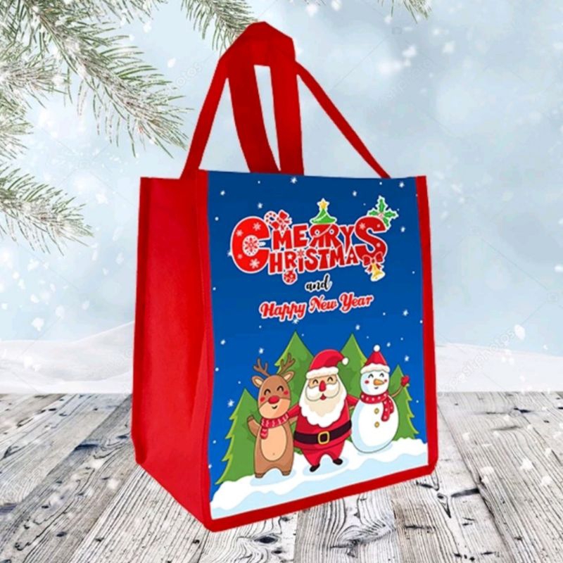 

goodiebag natal spunbound laminasi