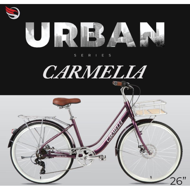 Sepeda Urban Classic Vintage Citybike 26 Element Carmelia