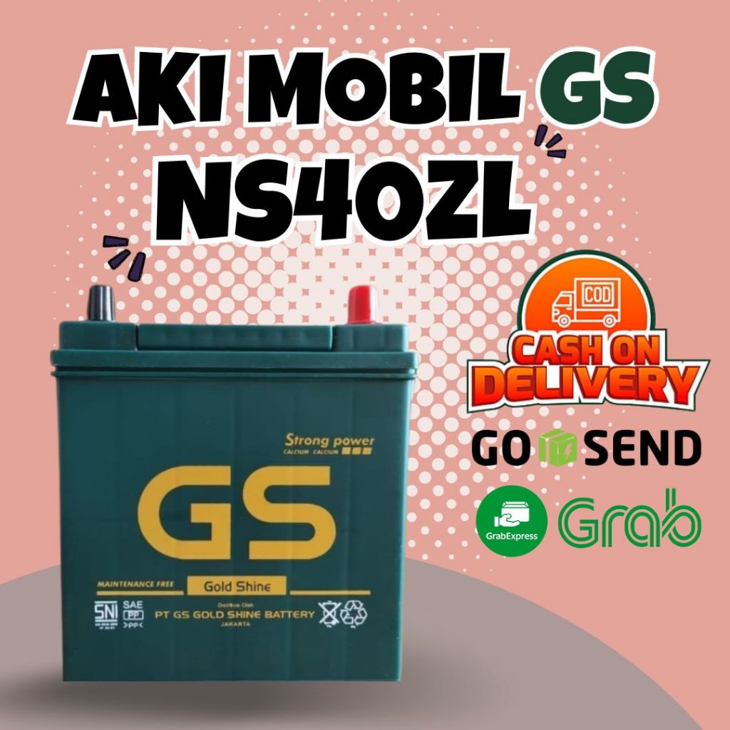 Aki GS Mobil Honda New City, Jazz, New Jazz, Freed NS40ZL Aki Kering