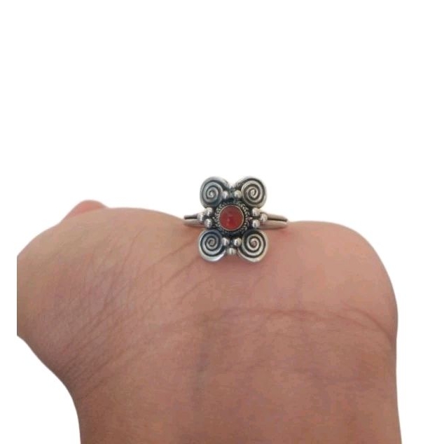 Ring Cincin Silver Perak Bali Asli 925 Model Kupu kupu Jawan Elegan