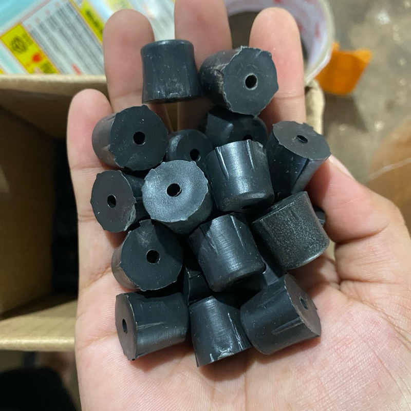 Dop/Karet/knop cacing pipa jemuran ukuran 17mm & 20mm