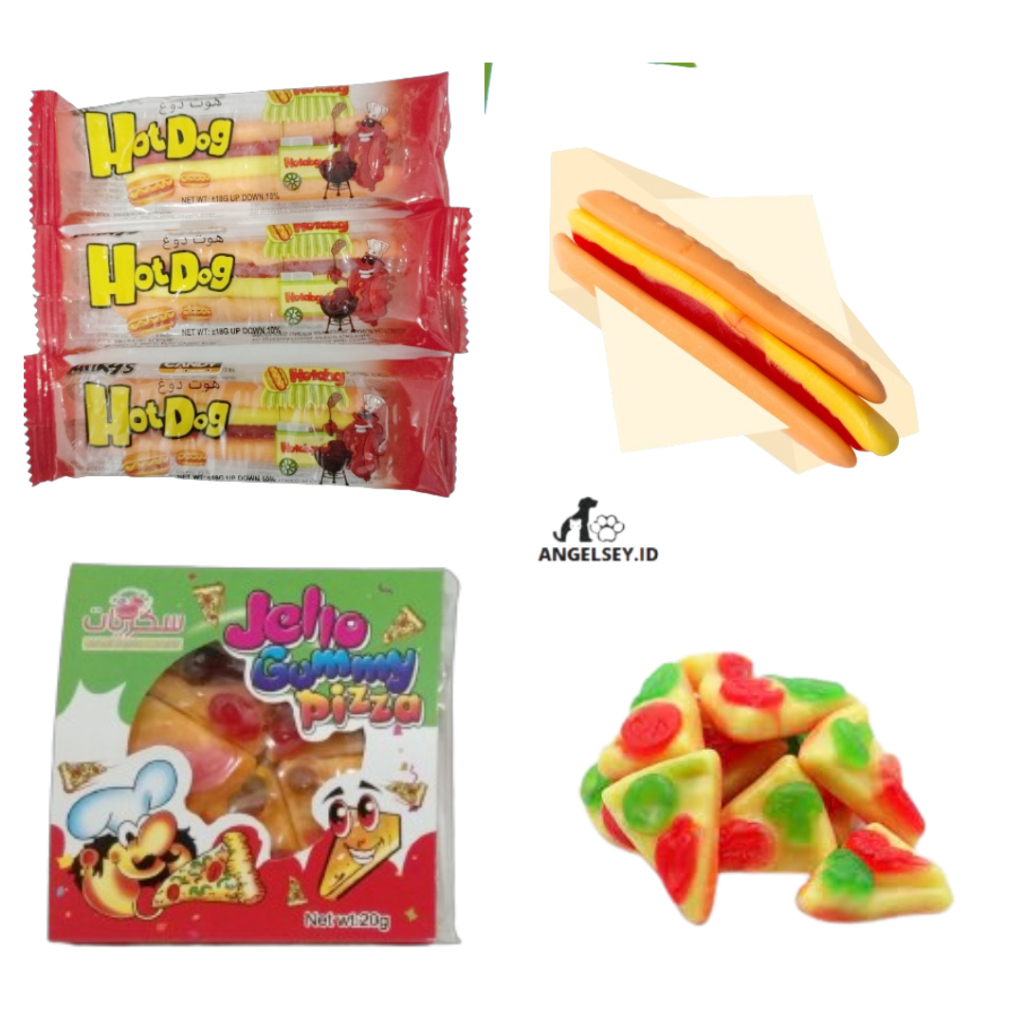 

Jello Gummy Pizza dan Gummy Hotdog