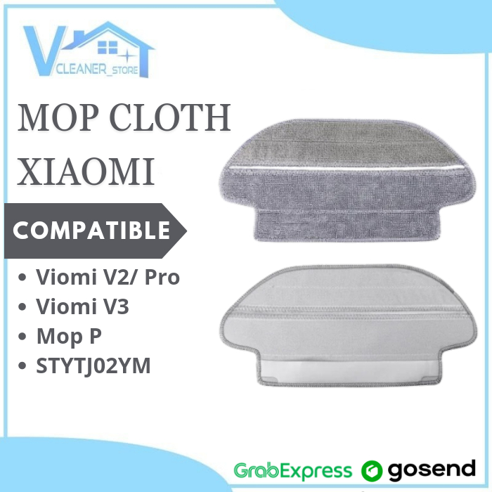Mop Cloth for Xiaomi Mijia Mi Robot Mop P, Viomi V2 Pro, V3, STYJ02YM