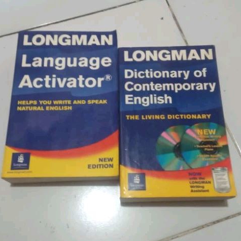Buku Kamus Original LONGMAN LANGUAGE ACTIVATOR & LONGMAN DICTIONARY OF CONTEMPORARY ENGLISH (New Edi