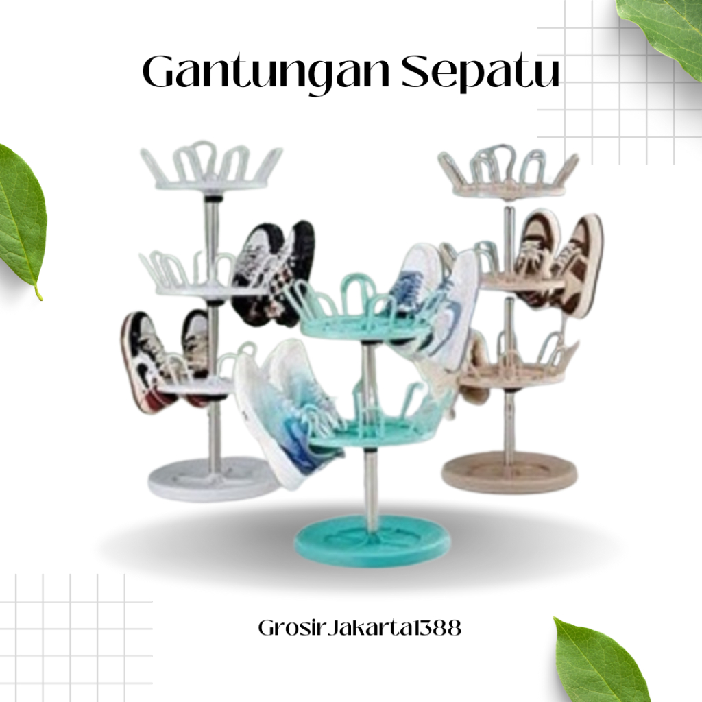 Tempat Sepatu Gantung Rak Sepatu Gantung Rak Sepatu / Hanger Jemuran Rak Sepatu Gantung