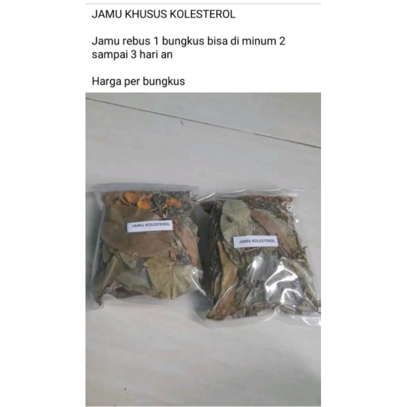 

JAMU GODOK HERBAL KOLESTEROL