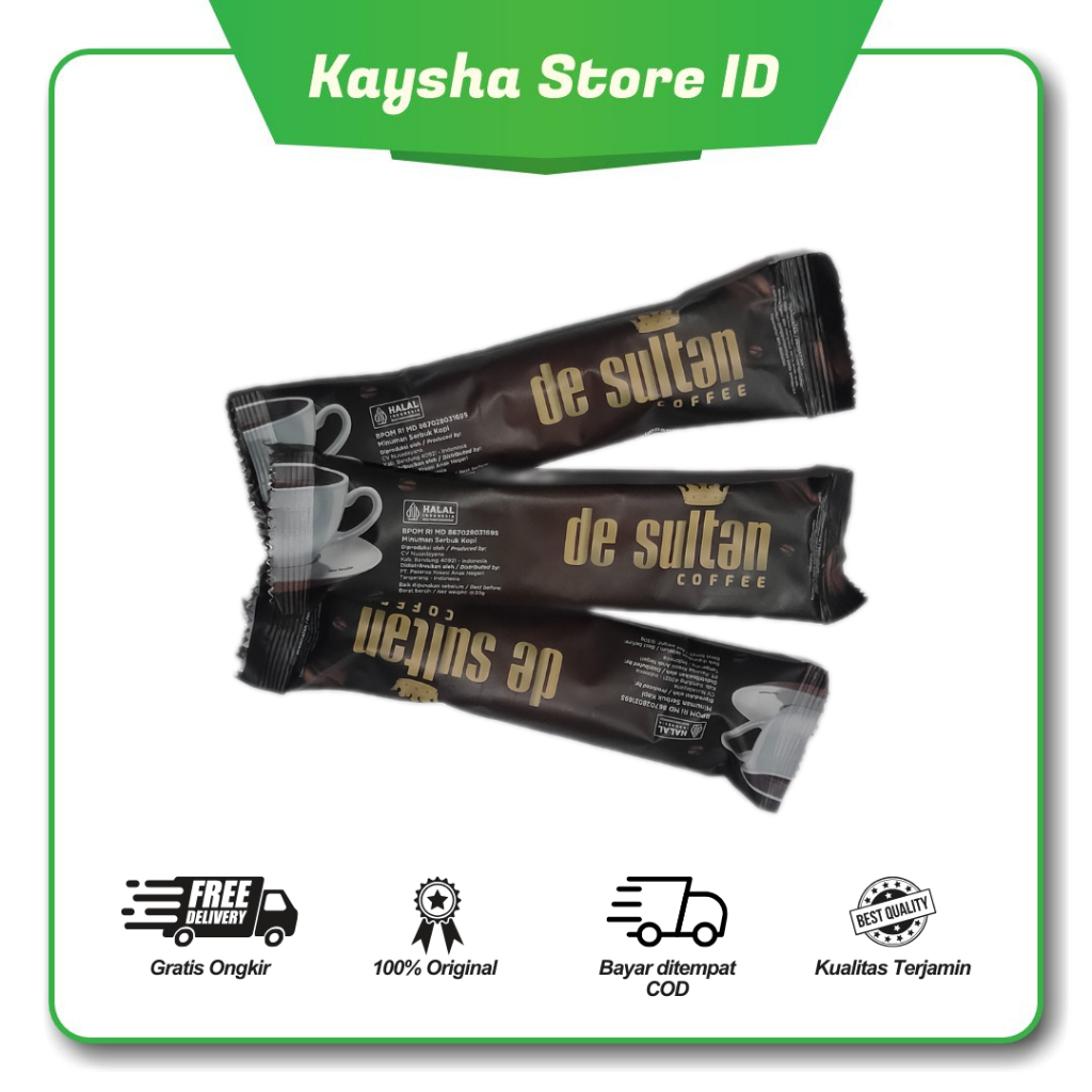 

Kopi Bubuk Jantan Tingkatkan Stamina Ngaceng Kuat Pria Wanita Dewasa Tahan Lama Herbal De Sultan Coffee Sachet