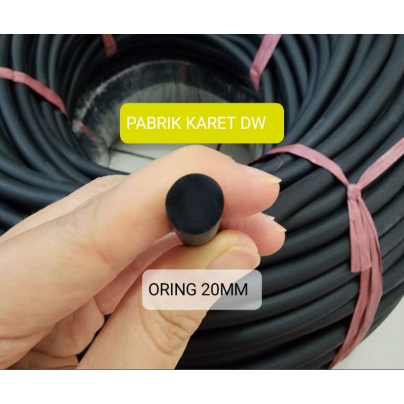 KARET ORING 20MM METERAN O RING CORD 20 MM O SEAL RUBBER CORD