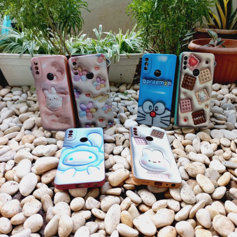 Case Asus X01BDA XO1BDA X01BD Softcase Aksen 3D Karakter kartun Asus Zenfone Max Pro M2 ZB631KL