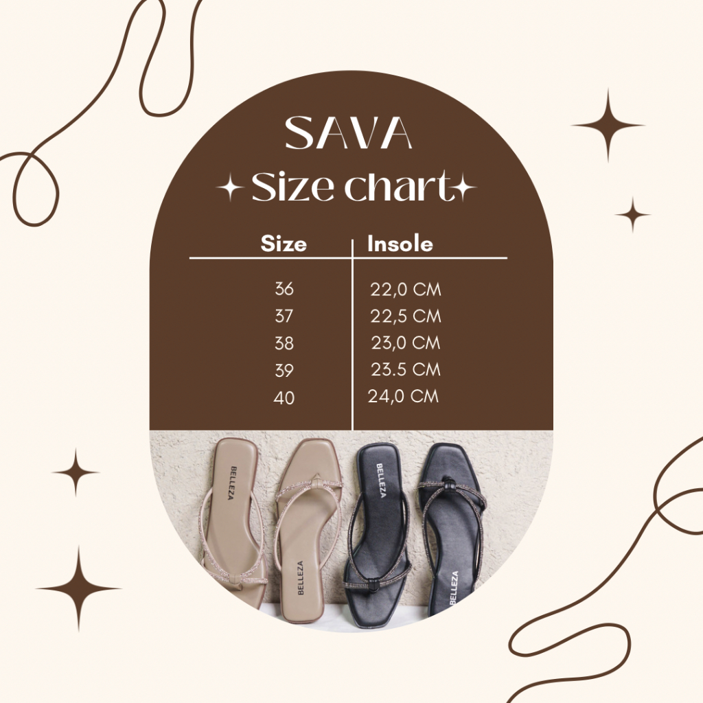 Sandal Flat Teplek  Crystal Belleza Terbaru - SAVA