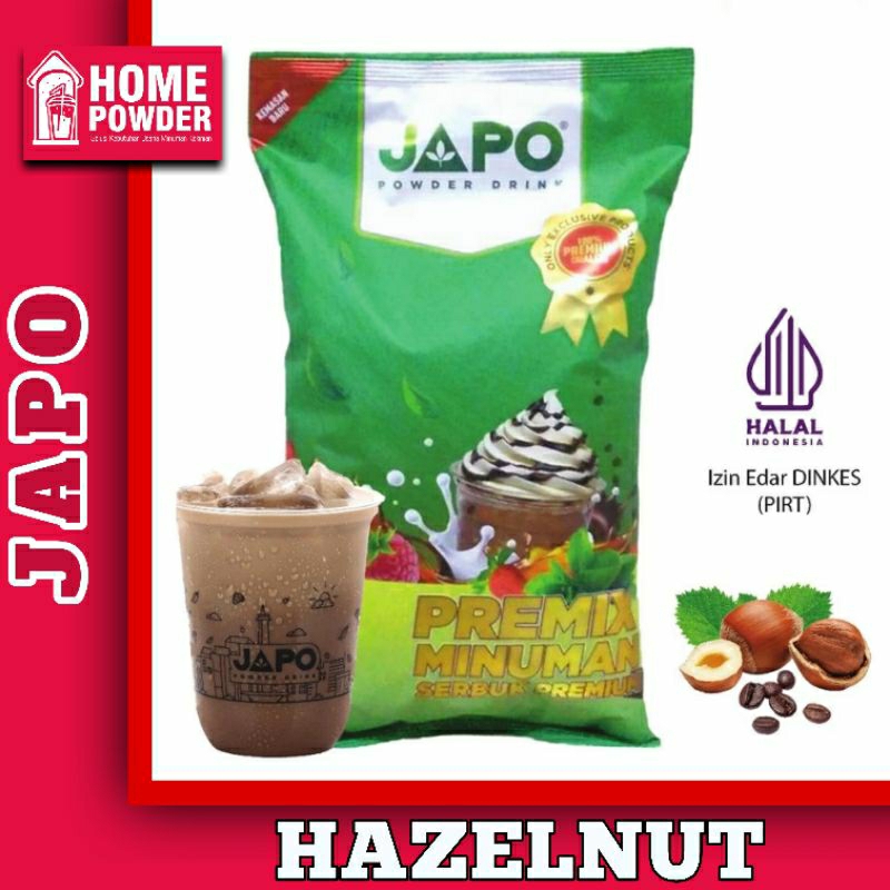 

Bubuk Minuman Drink Powder Rasa HAZELNUT 1 Kg JAPO