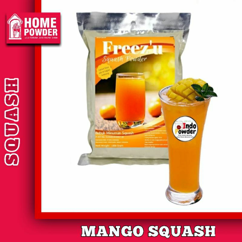 

SQUASH Bubuk Minuman MANGO SQUASH 1 Kg Campuran TEH