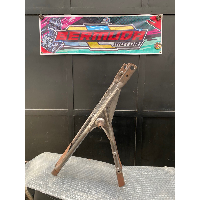 1 SET SAMBUNGAN RANGKA CB GL100 BUNTUTAN CB MJS BEGEL PANJANG TEBAL MJS MANISAN OVAL LAS SRITT