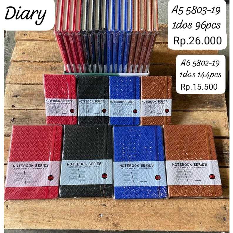 

Buku Notes Tali A5 / A6 Polos / Fancy / Buku Catatan / Note book / Notebook