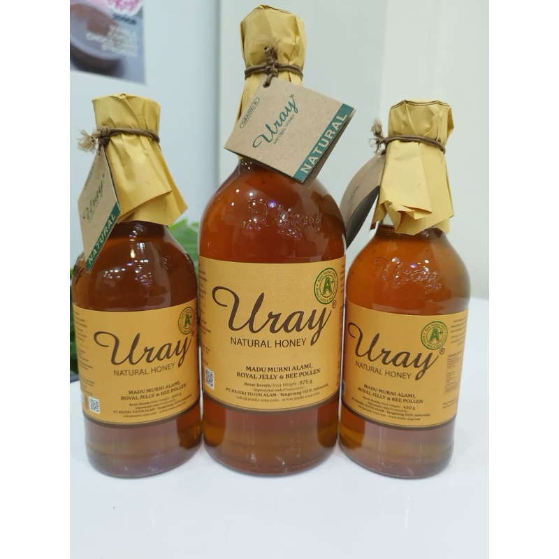 

Madu Uray Natural Honey 875gr Madu Murni/Madu Natural/Madu hutan/Raw honey