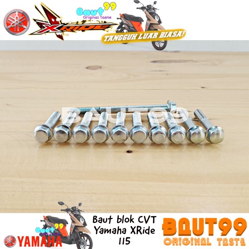 Baut Fullset blok CVT Yamaha Xride 115