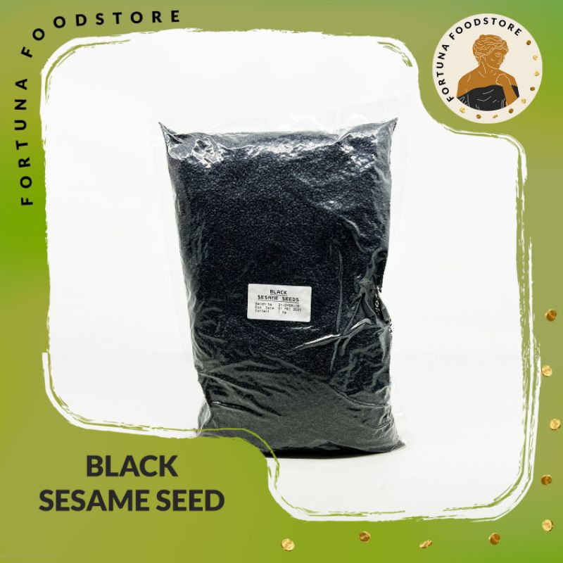 

Black Sesame Seeds Biji Wijen Hitam Premium 1kg