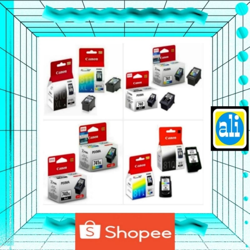 PAKETAN TINTA CANON 810-811 810XL-811XL 740-741 740XL-741XL ORIGINAL