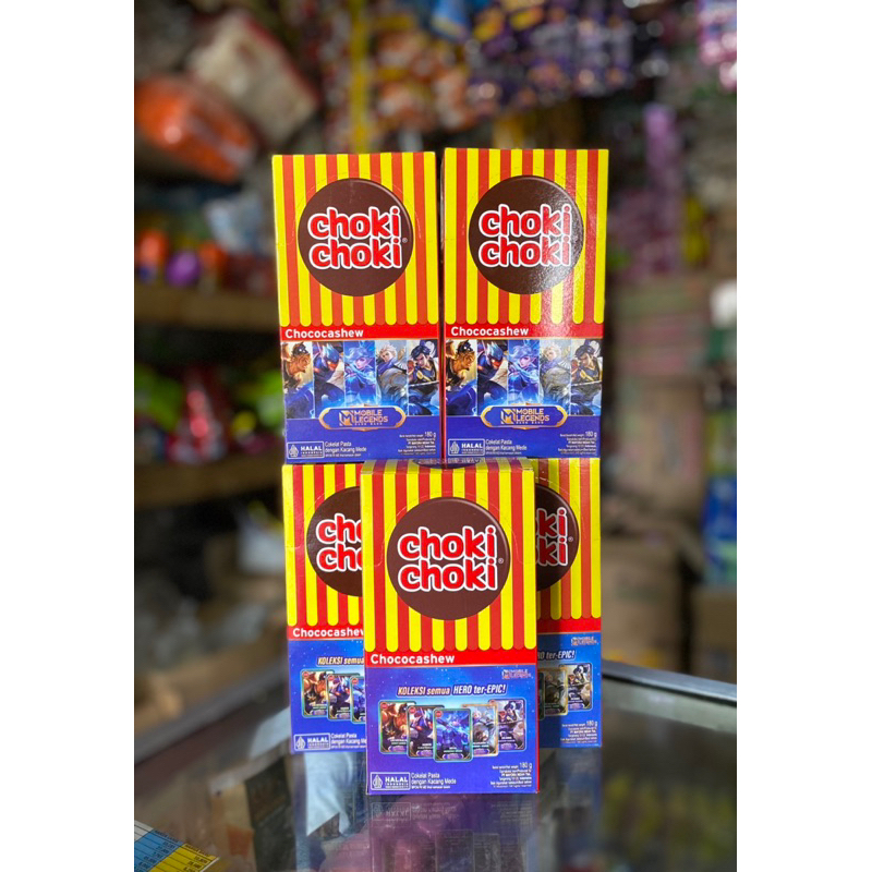 

PROMO Choki Choki Choco Cashew 1 Box isi 20 180gr