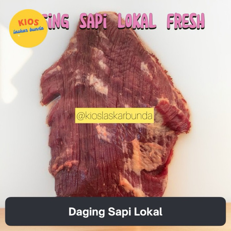 

Daging sapi Lokal | fresh | 1kg | premium quaity