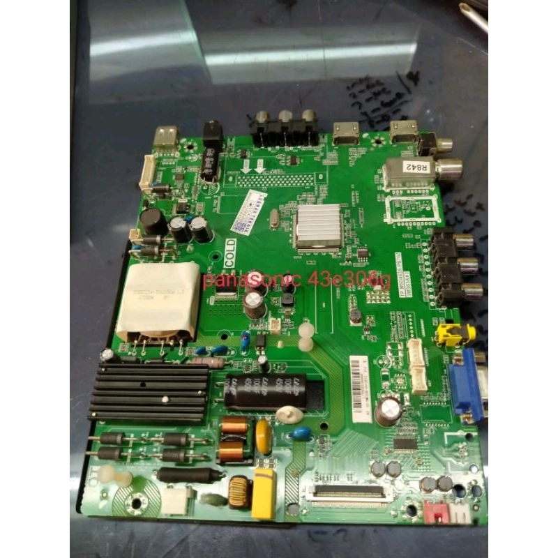 TH-43E306G - Mb - Mainboard - Motherboard - Mobo - Micom - Modul - Mesin Tv LED Panasonic TH-43E306G