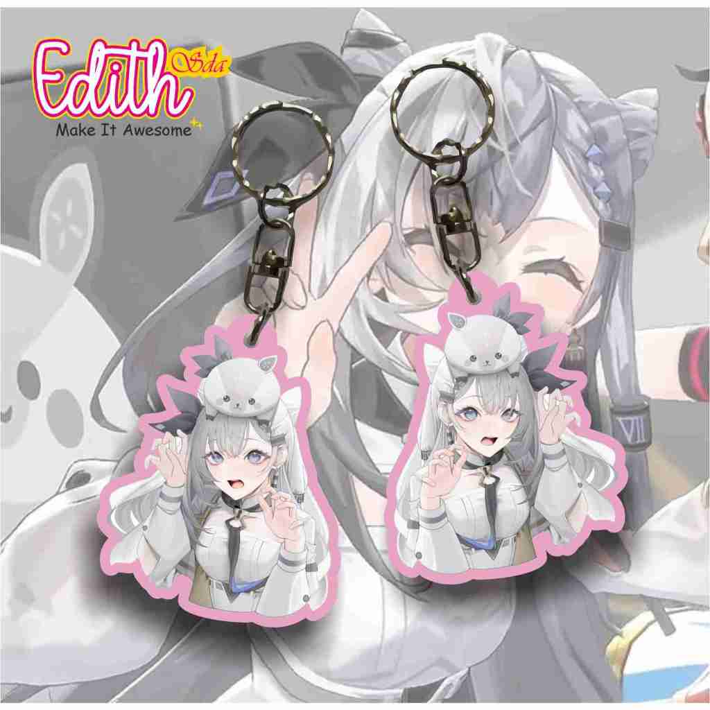 [BUKAN PO]  Gantungan Kunci VESTIA ZETA / Keychain VESTIA ZETA
