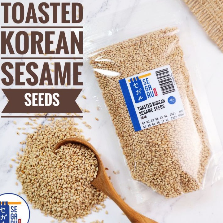 

FZRZ7230 Terbaru 3.3 Wijen Putih Sangrai Korea Halal | Biji Wijen Panggang