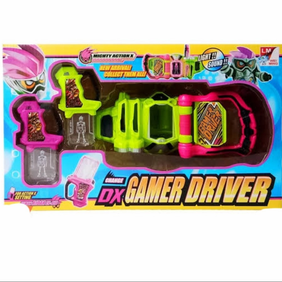Sabuk dx gamer driver henshin belt 20th kamen rider DX gamer Mainan Anak Laki Laki