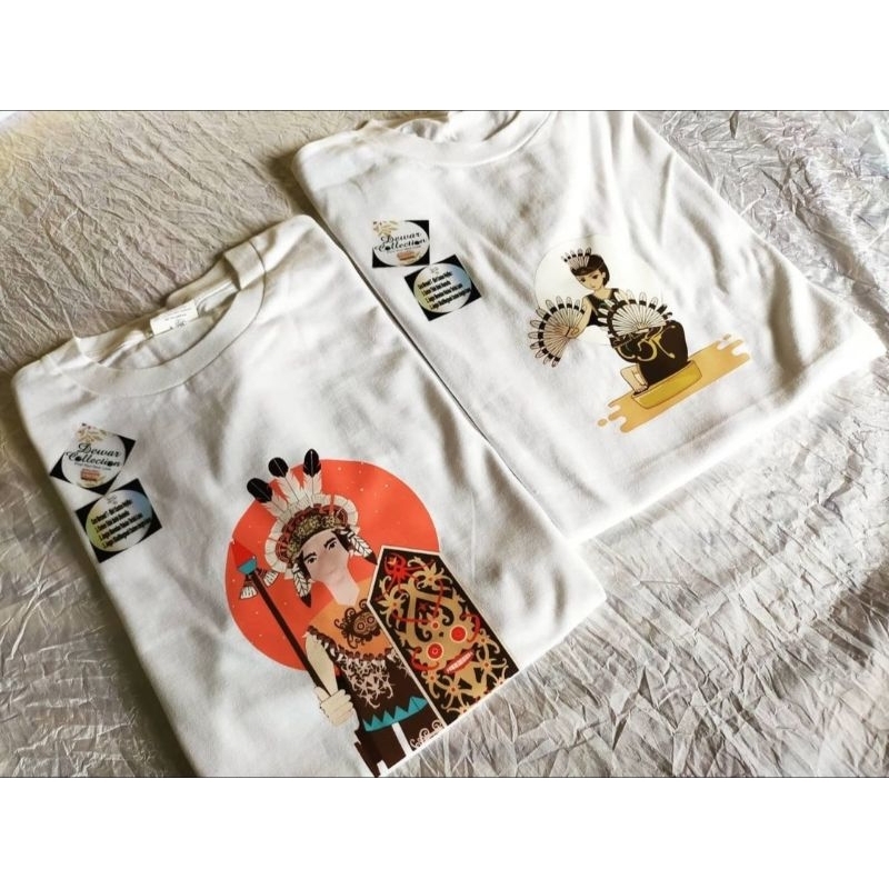 Kaos Couple Dayak Kalimantan Kaos Custom