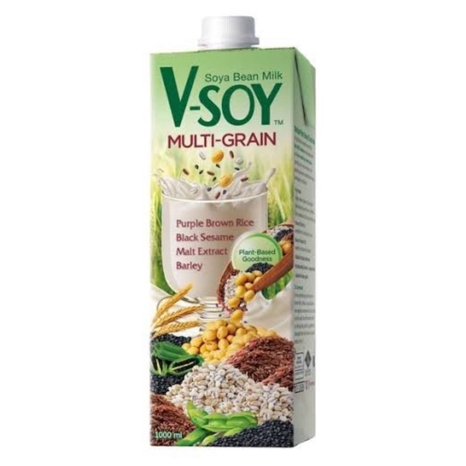 

HLLK7253 11.11 Vsoy Susu Kedelai Multi Grain 1ltr - Milk Gosend/Grab