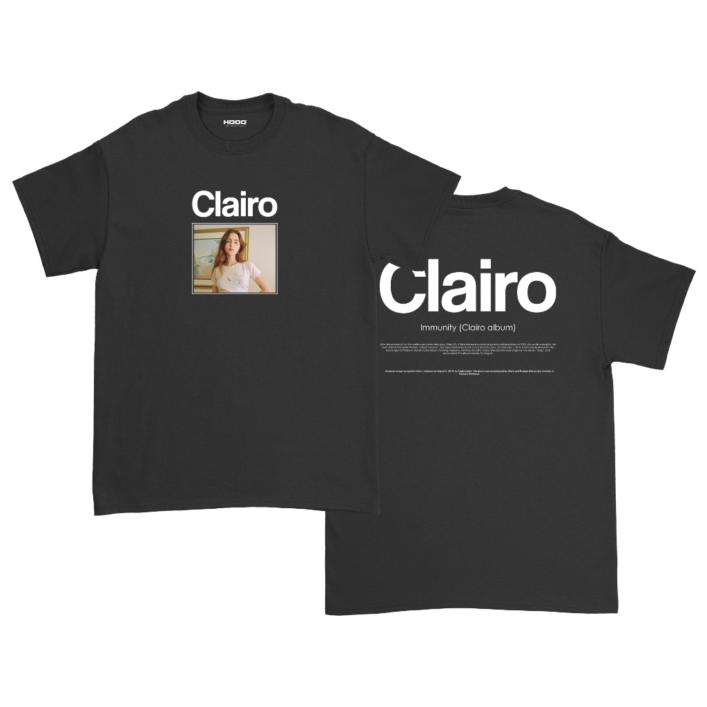 KAOS MUSIK CLAIRO POP MUSIC / BAJU CLAIRO / UNISEX / COD