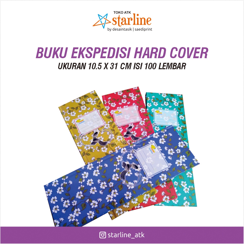 

BUKU EKSPEDISI, PANJANG HARDOVER 100 L, VISION, GELATIK