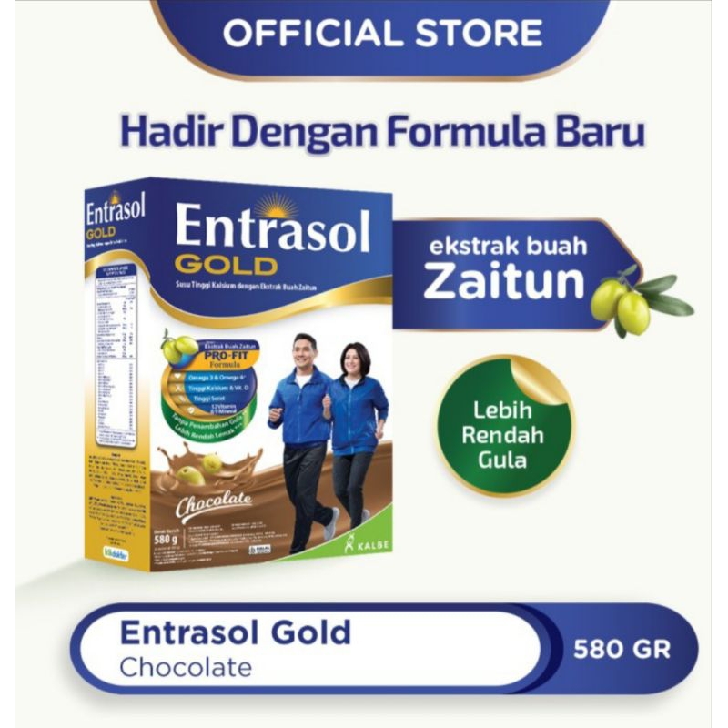 

Entrasol Gold 580gram susu kalsium tinggi dewasa lansia