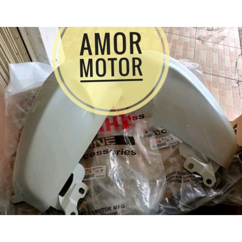 COVER TANGKI KANAN KIRI YAMAHA XSR 155 XSR155 ORIGINAL - PUTIH