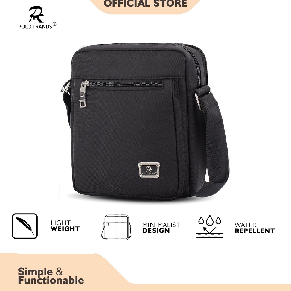 Termurah.. Tas Selempang Pria Bahan Kanvas Polo Trands 6L 36150 - Tas Sandang Pria - Tas Bahu