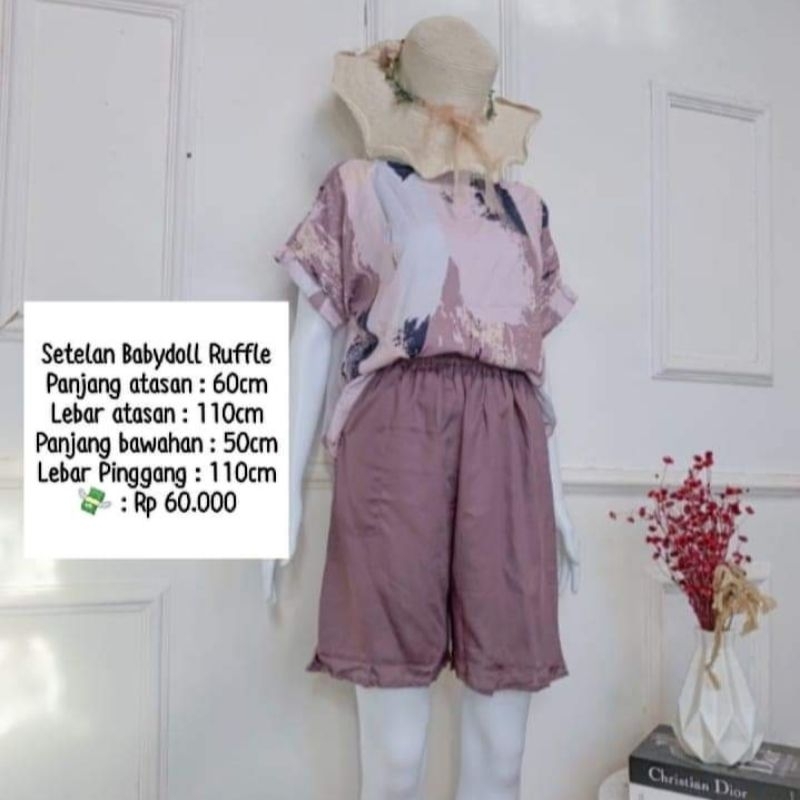SETELAN RAYON | SETELAN RAYON PENDEK | SETELAN TIDUR BAHAN RAYON PREMIUM