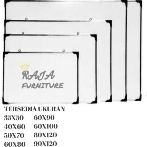 

[☯C41$] PAPAN TULIS GANTUNG/ WHITEBOARD 2 SISI SPIDOL DAN KAPUR 35X50 40X60 50X70 60X80 60X90 90X120 [238]