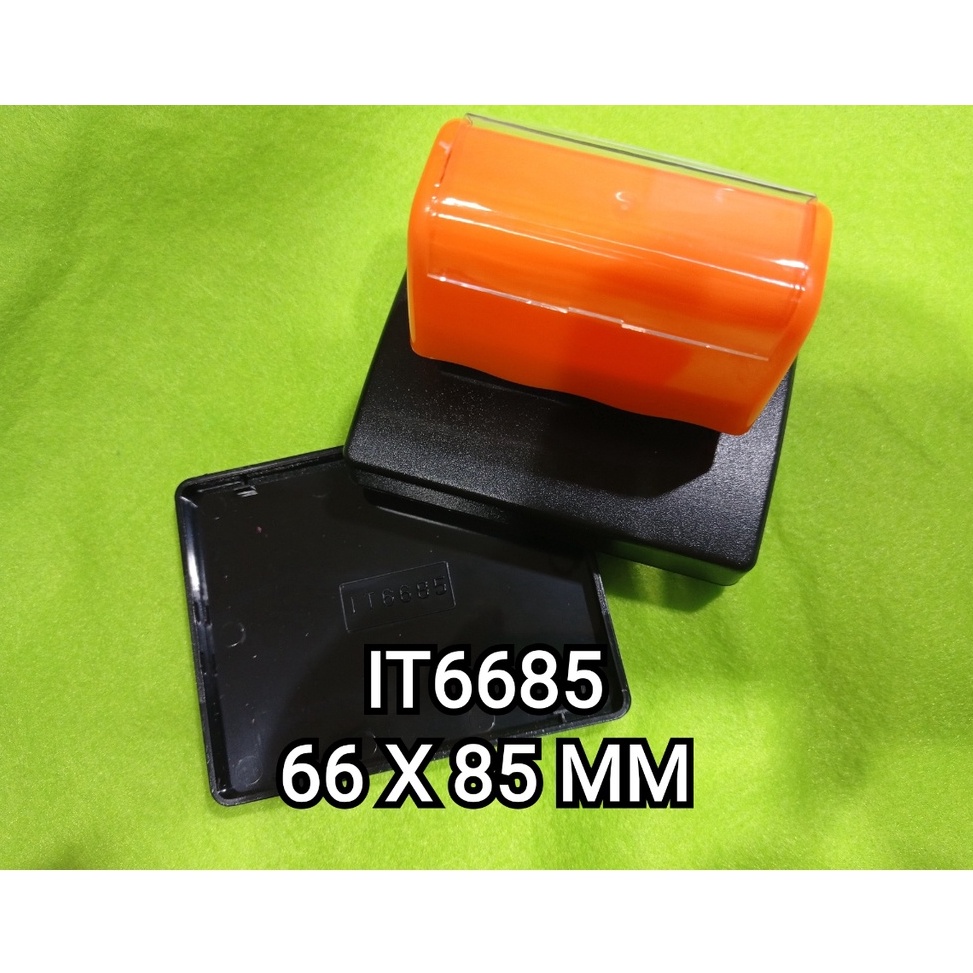 

[❁I14\] IT6685 Gagang Stempel Flash ukuran 66 x 85 mm Order Saja Gan