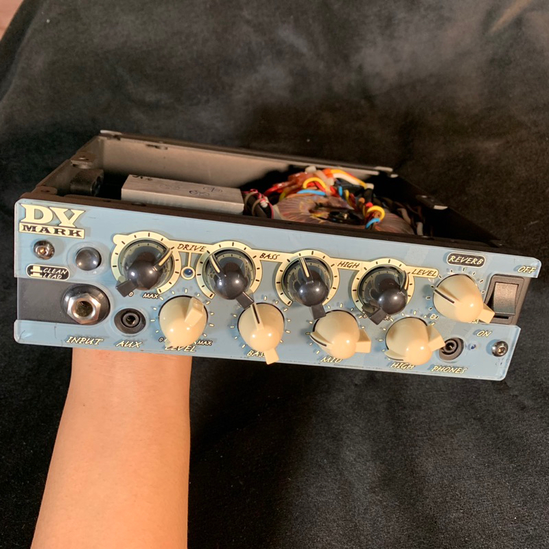 preamp ampli dv mark micro 50 ii italy head amp blue