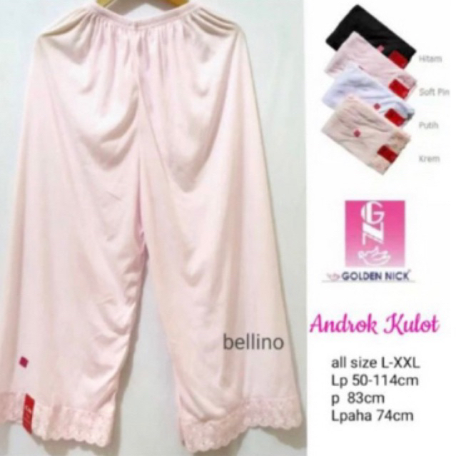 Celana Merek Golden Nick|Celana Kulot|Dalaman Rok Celana Panjang/ Pakaian Dalam Wanita Dewasa|Celana